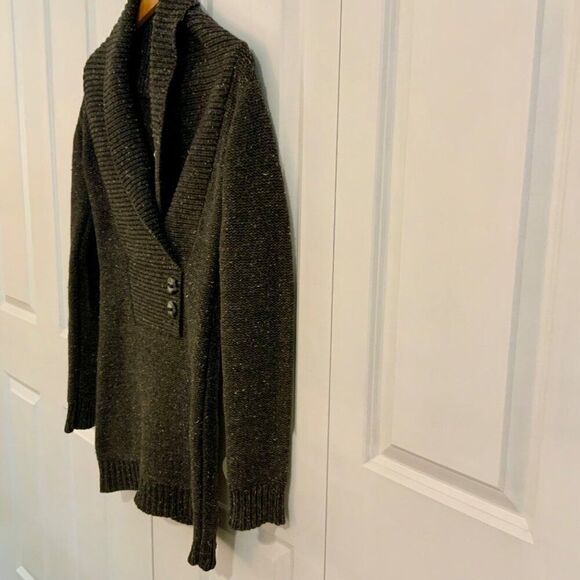 Talulah Charcoal Grey Lambswool Knit Long Sleeve Mini Dress XS - Picture 6 of 11